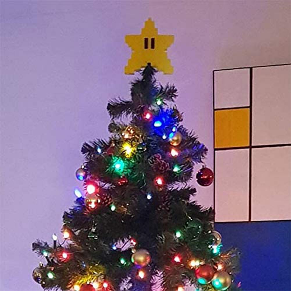 Kerstboom Topper Perfecte Ster Ornament Party Kerstboom Top Ster Opknoping Decor 3D Ster Kerst Thuis Voor