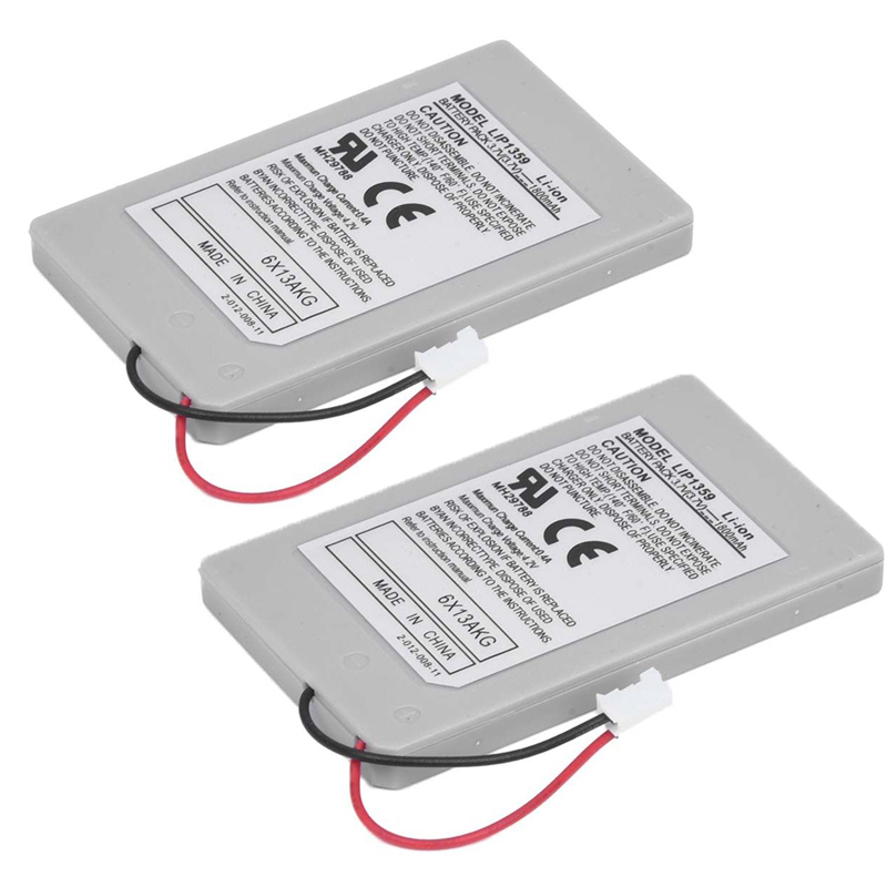 2 stk 1800 mah trådløs kontroller batteri for sony – Grandado
