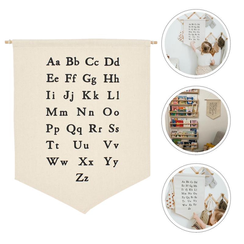 Muur Opknoping Alfabet Banner Vroege Educatief Kinderen Kamer Engels Alfabet Home Decorations Accessoires