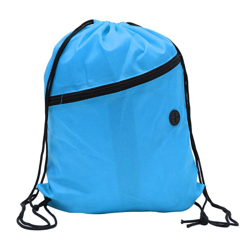 Mini Waterdichte Nylon Schoen Zakken Opslag Gym Tassen Koord Stof Rugzakken Opslag Pouch Outdoor Travel Duffle Sporttassen 30: blauwe kleur