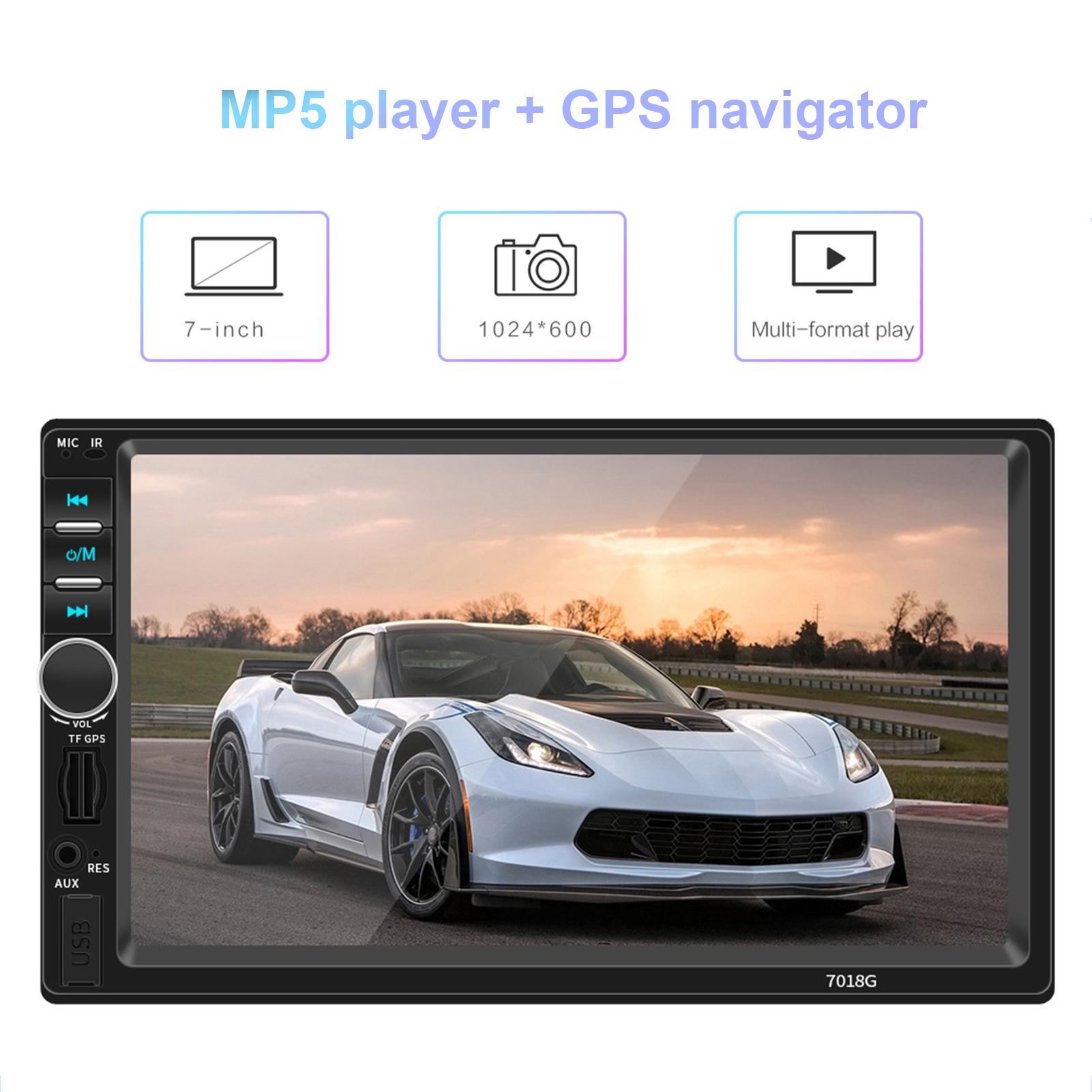 7 Inch Auto Gps Navigatie Touch Screen Radio Audio Stereo Bluetooth MP5 Speler