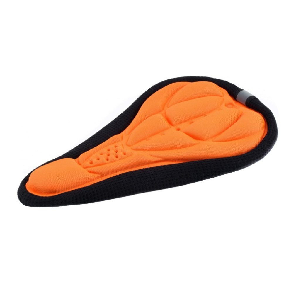 MTB Mountain Bike Cycling Thickened Extra Comfort Ultra Soft Silicone 3D Gel Bike Pad Cushion Cover Bicycle Saddle Seat 4 Colors