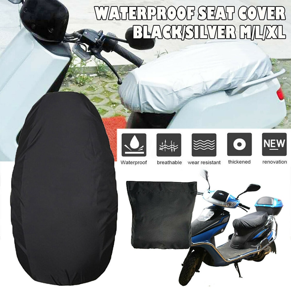 Oxford Cloth Dust Protection Outdoor Waterproof Heavy Duty Universal Seat Cover Durable Insulation Motorcycle Scooter Rain Gear