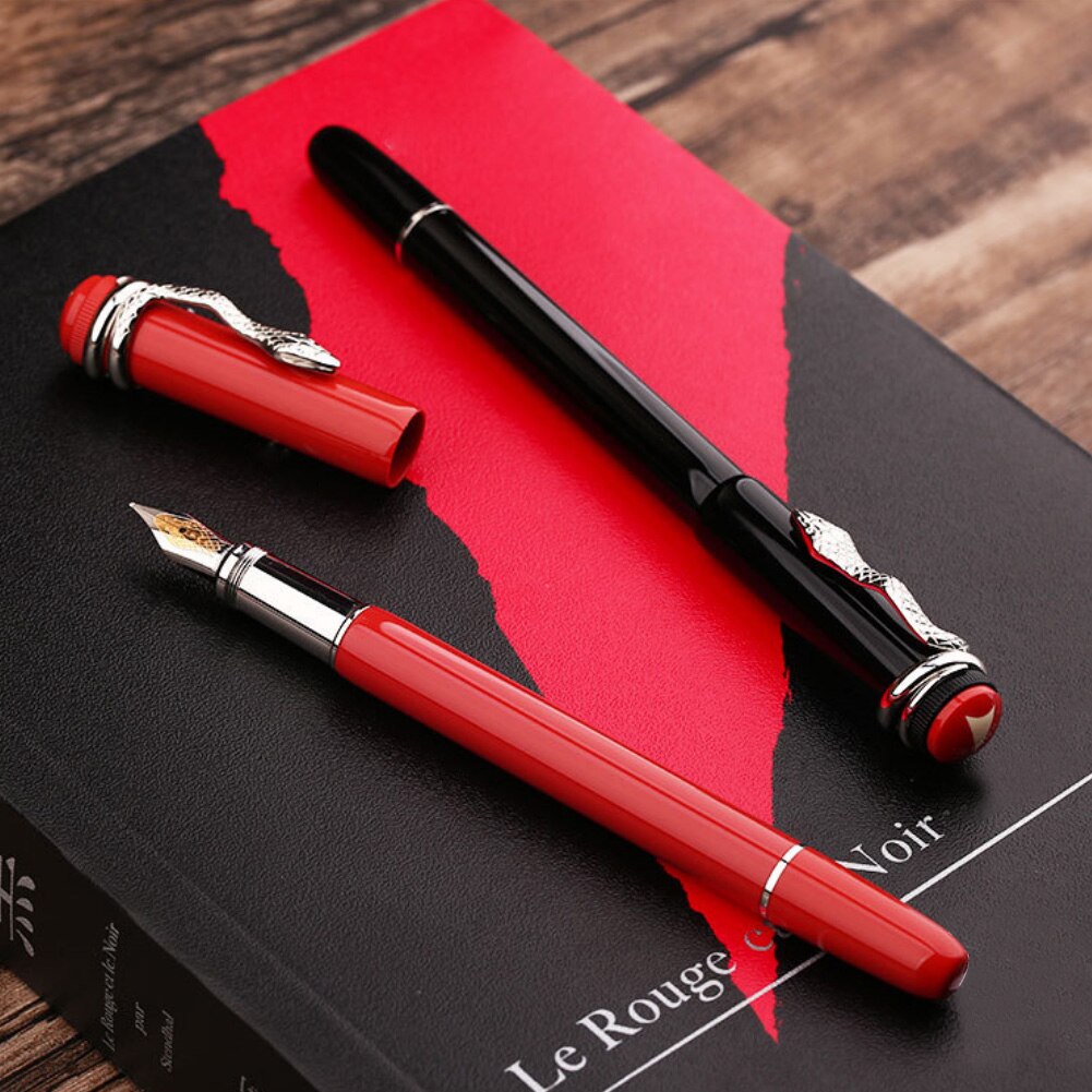 Bolígrafo De Metal Moonman F9 absorbente de tinta suave para oficina, negocios, escritura, estudiante, papelería clásica de lujo, , serpiente araña