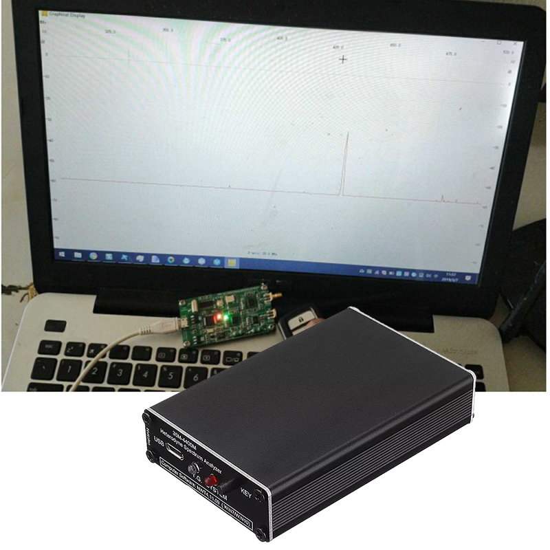 Analyseur de spectre USB LTDZ 35-4400M, Module Source de suivi du Signal, outil d&#39;analyse du domaine de fréquence RF avec coque