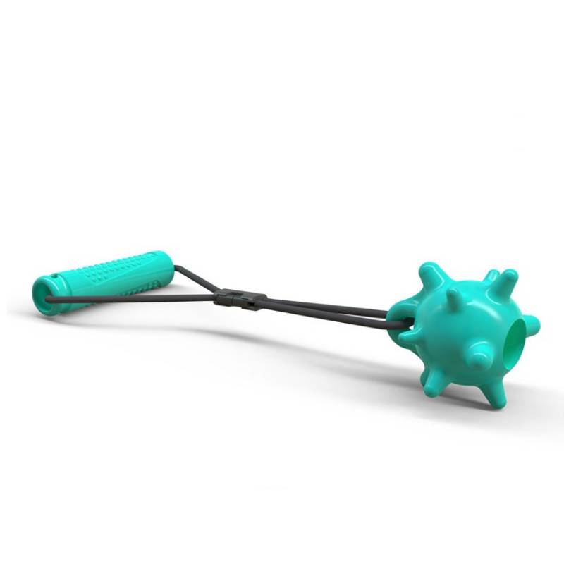 Pet mordedura Molar perro juguetes tres piezas masticar goma Bola de Limpieza de dientes seguro elasticidad cachorro suave succión taza perros morder juguete