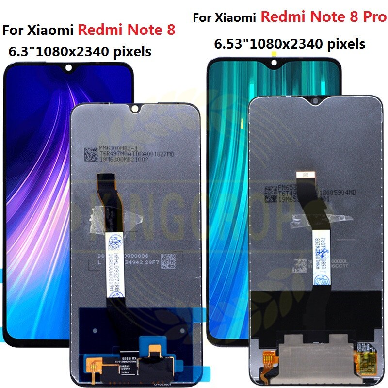 For Xiaomi Redmi Note 8 Pro LCD note8 pro M1906G7I Display Touch Screen Replacement For Redmi Note 8 LCD M1908C3JH Digitizer