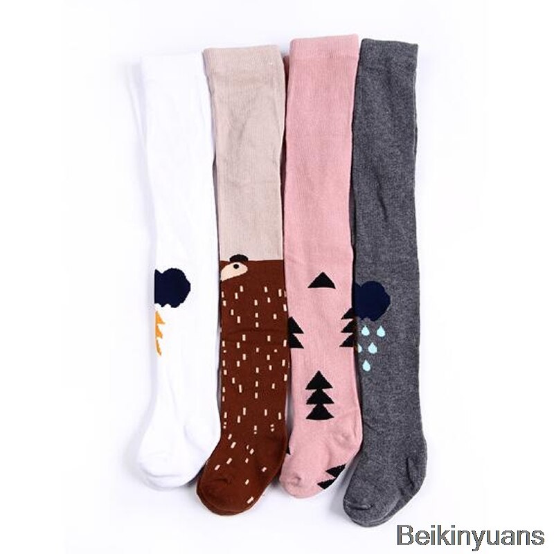 Leuke Dier Geometrie Kinderen Meisje Panty Panty Kous Katoen Kind Baby Meisje Panty Kousen Kinderen Panty