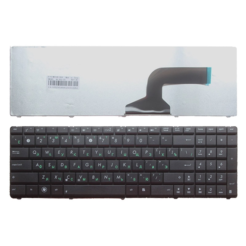 Russische Laptop Toetsenbord Voor Asus K53SV K53E K53SC K53SD K53SJ K53SK K53SM Ru Zwart Toetsenbord