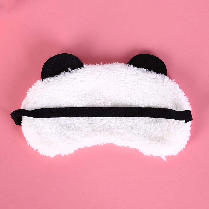 Schattig Gezicht Wit Panda Oogmasker Slaapmasker Shading Slaapmasker Eye Cover Gezondheidszorg 3 Stijlen Slaap Katoen Goggles Eye masker