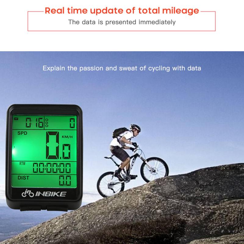 GPS Bike Computer INBIKE IC321 Wireless Code Meter For Bicycle Riding Odometer Speed Detector Kilometer Counter For Bicycle 2022
