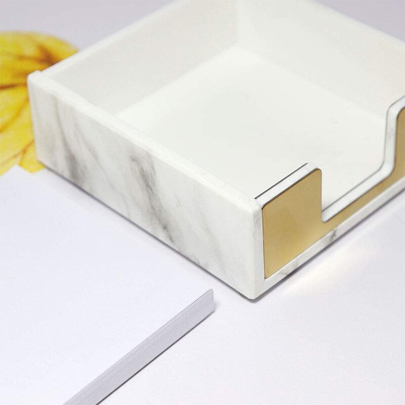 Sticky Note Holder Memo Pads Mini Staples Removers Puller Tool Office Supplies Set for Desk Accessories Organizer