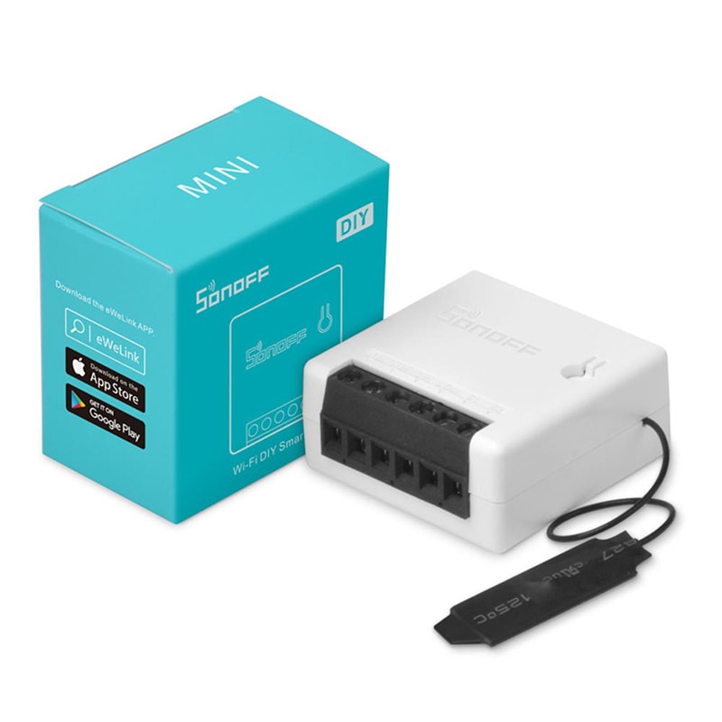 1/10Pieces Sonoff Mini DIY Smart Switch Small Ewelink Remote Control Wifi Switch Support An External Work with Alexa Google Home