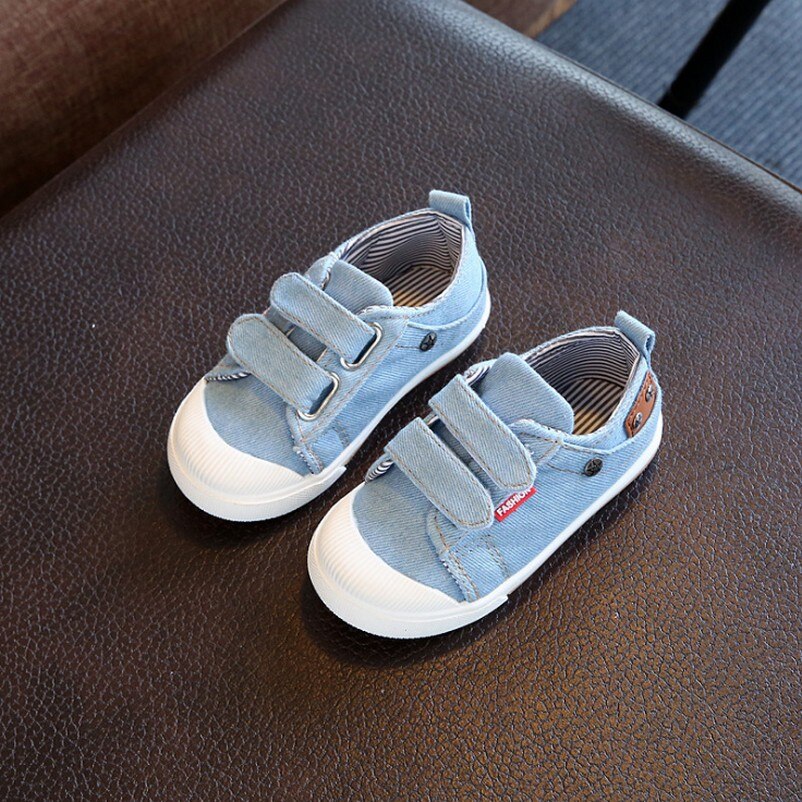 Kids Canvas Shoes Boy Toddler Soft Wear-Resistant Solid Color Girl Denim Single Shoes Spring Summer Casual child Shoes