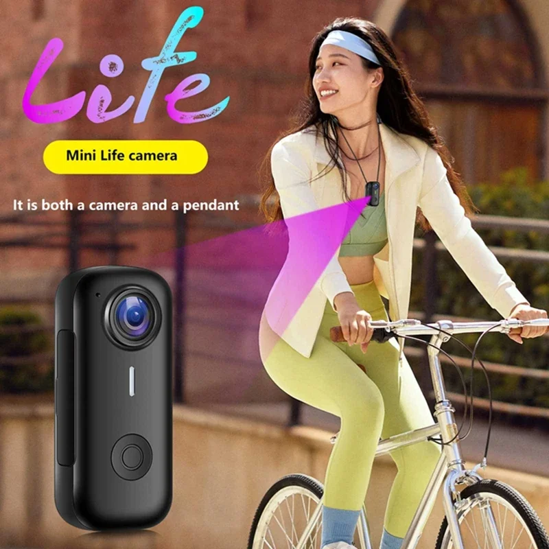 Lenovo 4K 1080P Outdoor Sportcamera voor Helm, Motor, Fiets, Sport, Mini Filmcamera, Actiecamera en Video-opname