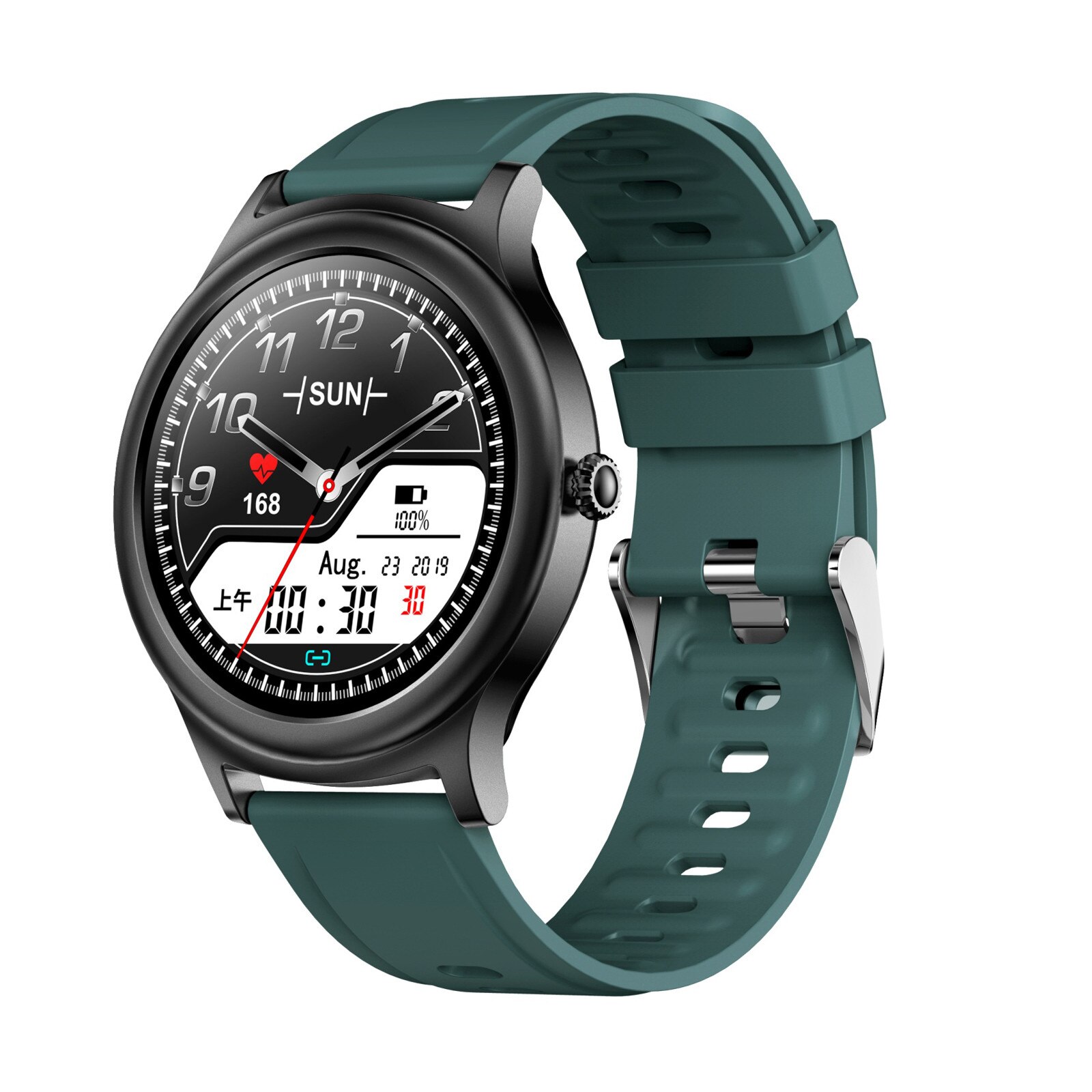 Smart Horloge Mannen/Vrouwen V31 Fitness Armband Bluetooth Waterdichte Hartslagmeter Smart Horloge Vrouwen Fitness Tracker Smartwatch: green