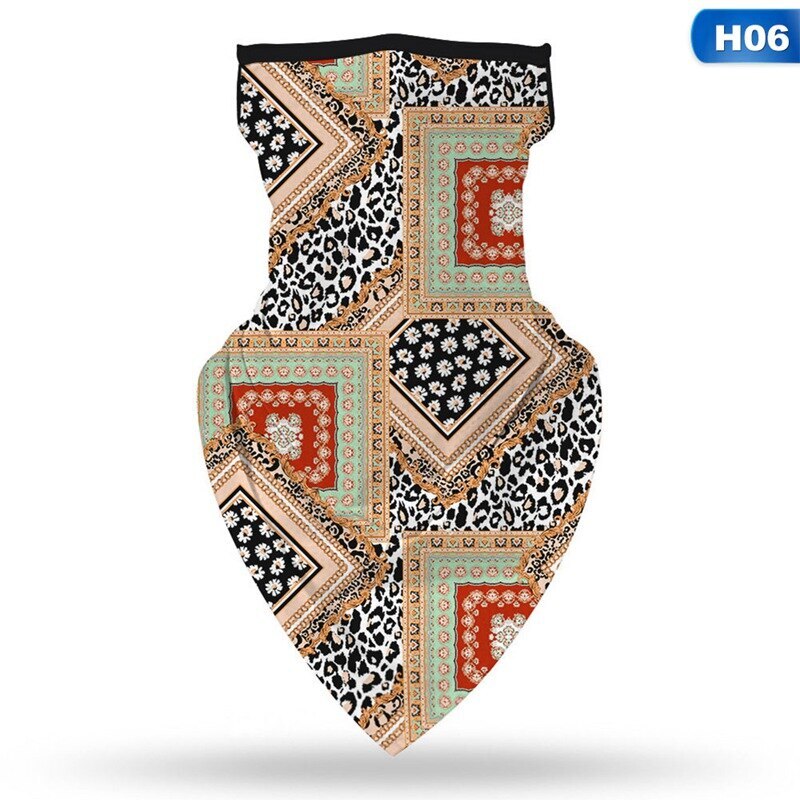 Unisex Bandana Tube Head Scarf Neck Gaiter Face Shield Mouth Cover Triangle Mask Outdoor Breathable Bike Bicycle Motorcycle: H06