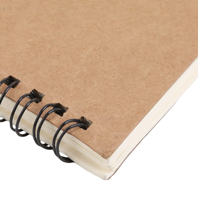 A5 anteckningsbok kraft blank ritning daglig veckoplanerare agenda bok time management skola kontorsmaterial