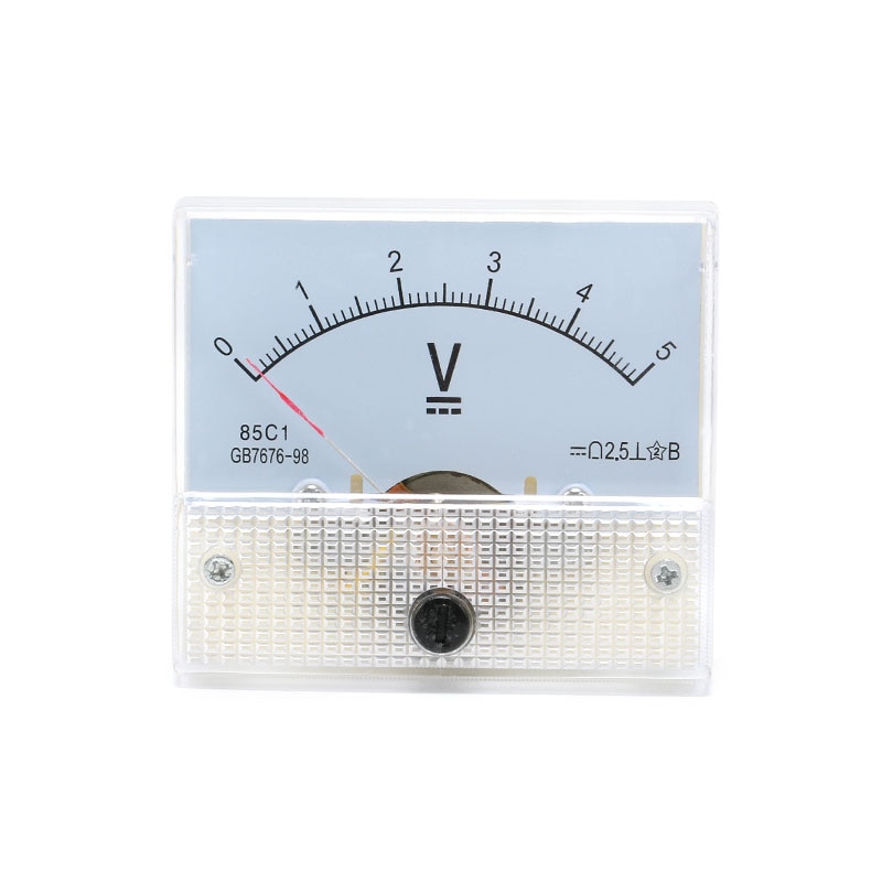 DC 30V Analog Panel Volt Voltage Meter Voltmeter Gauge 85C1 5V 10V 15V 20V 30V 50V 100V 200V 300V Mechanical Voltage Meters