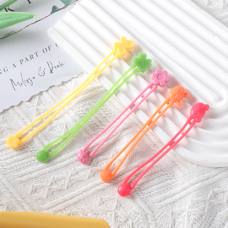5 stücke Mehrzweck Silikon Dichtung Clips wickeln Band für Kopfhörer Kabel wickeln Lebensmittel Tasche Abdichtung Klemme Wickler Hause lagerung Werkzeuge