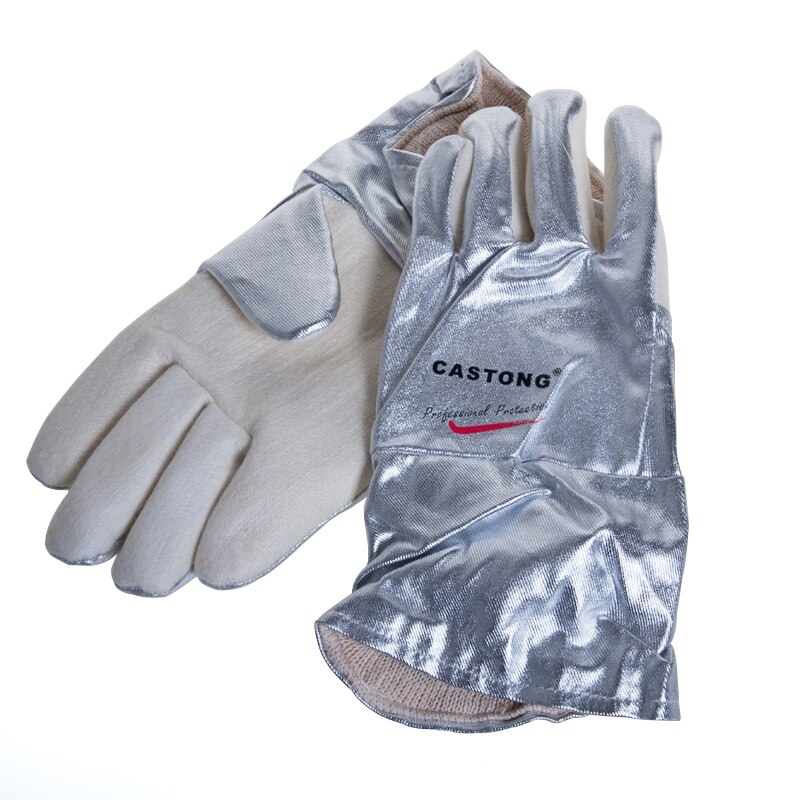 Guantes resistentes a altas temperaturas de laboratorio suministros de laboratorio 300-400 grados