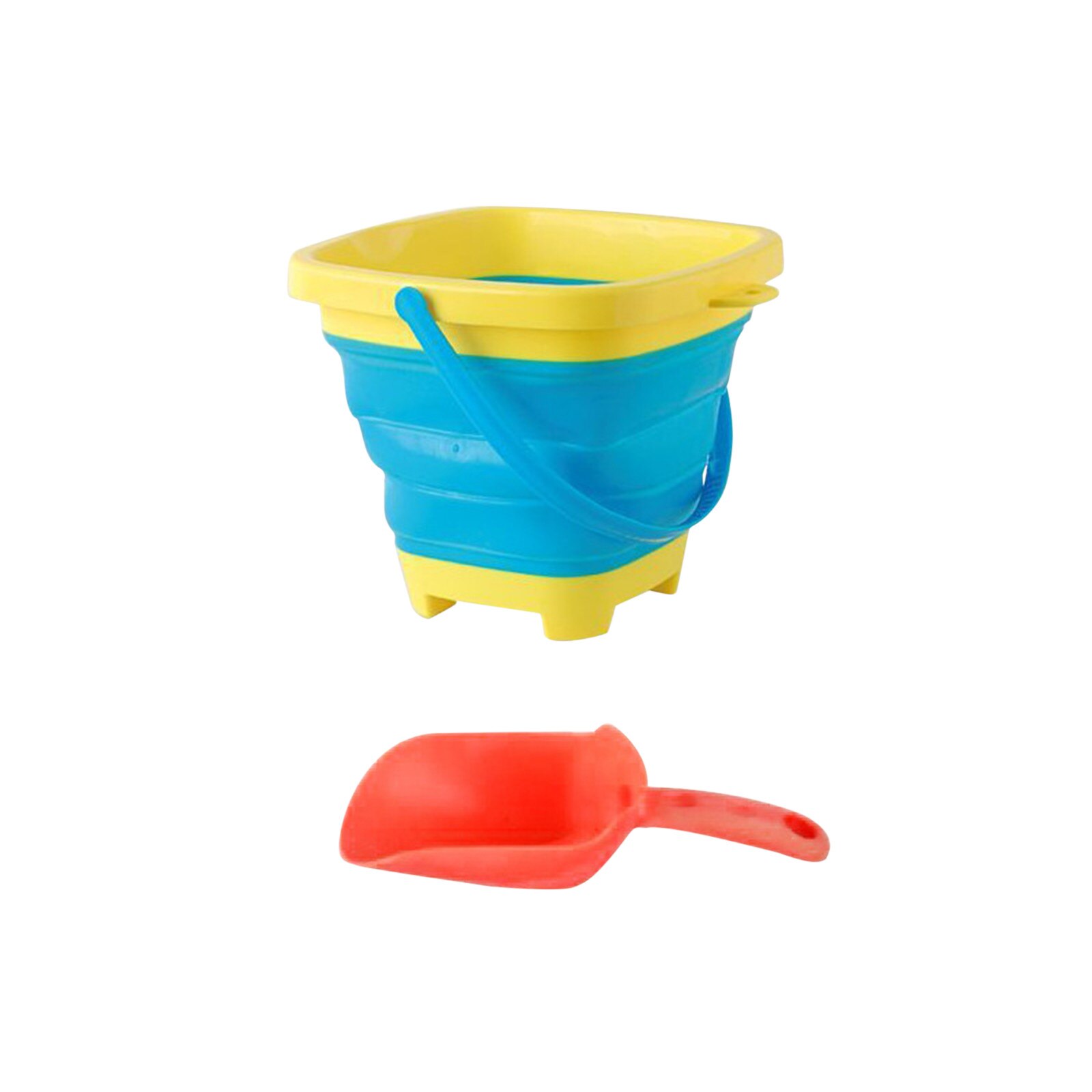 Zomer Zacht Plastic Opvouwbare Emmer Draagbare Zomer Strand Water Speelgoed Outdoor Telescopische Emmer Kinderen Bad Water Spelen Speelgoed