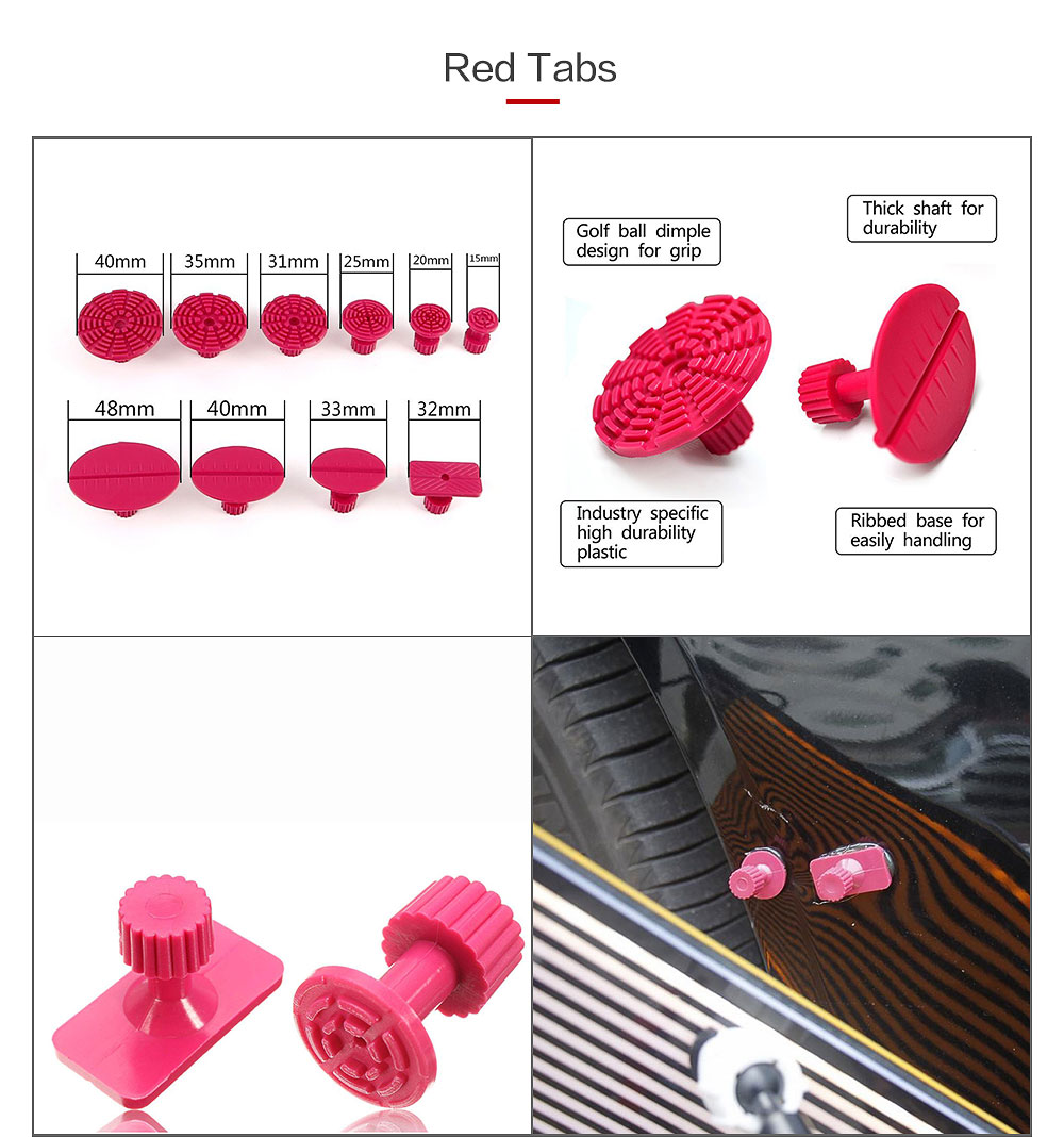 PDR Tools Auto Body Paintless Dent Repair Dent Lifter with Glue Gun Tool PDR for Car Motorcycle Refrigerator Washing Machine