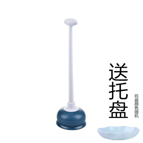 Ventouse en caoutchouc ventouse Drain Buster pompe de toilette outil de nettoyage ventouse toilette débloquer Wc Verstopft maison articles DE50MTX: Dark Blue