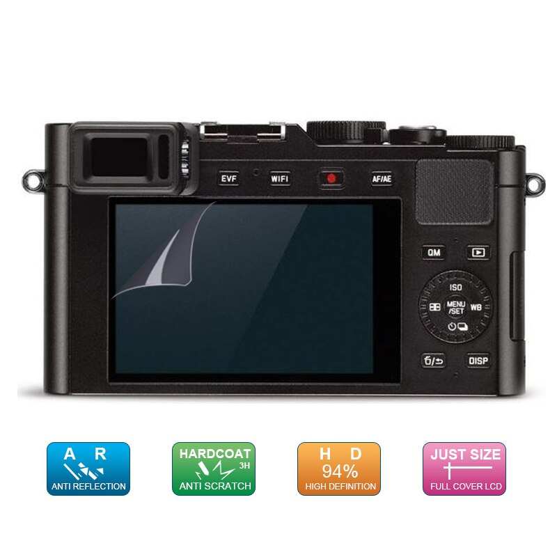 (6 stks, 3 pack) LCD Guard Film Screen Display Protector voor Leica D-LUX (Typ 109) Typ109/Leica CL Digitale Camera