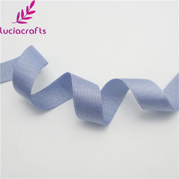 Cinta de grogrén de 25mm de colores sólidos para manualidades, materiales hechos a mano para bodas/fiestas/decoración para envolver 5y/6y-lot S0301: S1 Navy blue 5y