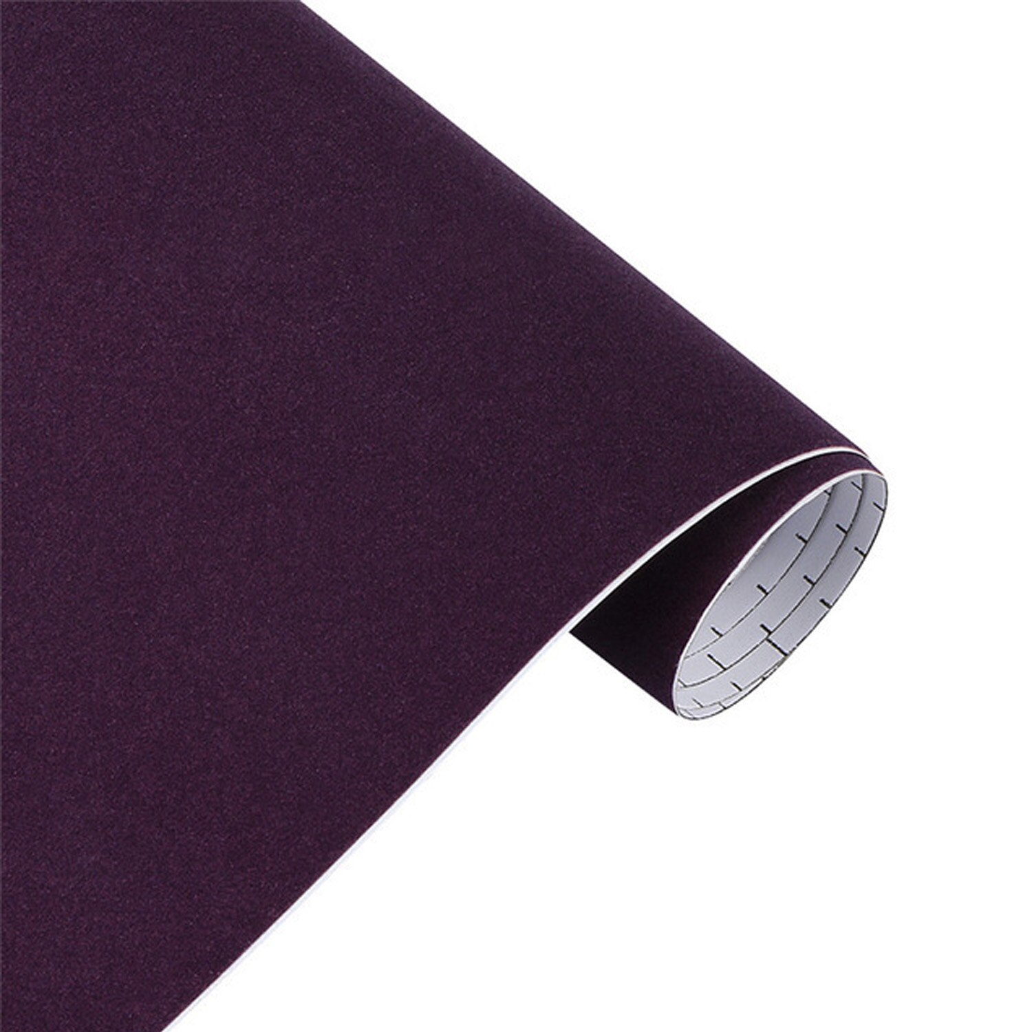 Self Adhesive Flocking Liner Soft Velvet Contact Paper Shelf Liner Pad Roll for Drawer Dresser Cabinets Jewelry Box 12 x 40inch: Purple