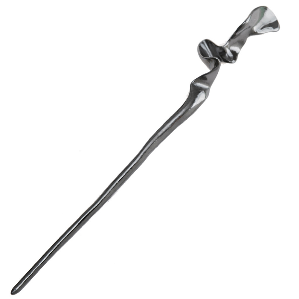 Nowa szpilka pałeczki do włosów minimalistyczna duża perła Trendy Punk metalowe do włosów akcesoria nakrycia głowy fryzura dla kobiet biżuteria H048: Antyczny, platerowany brązem