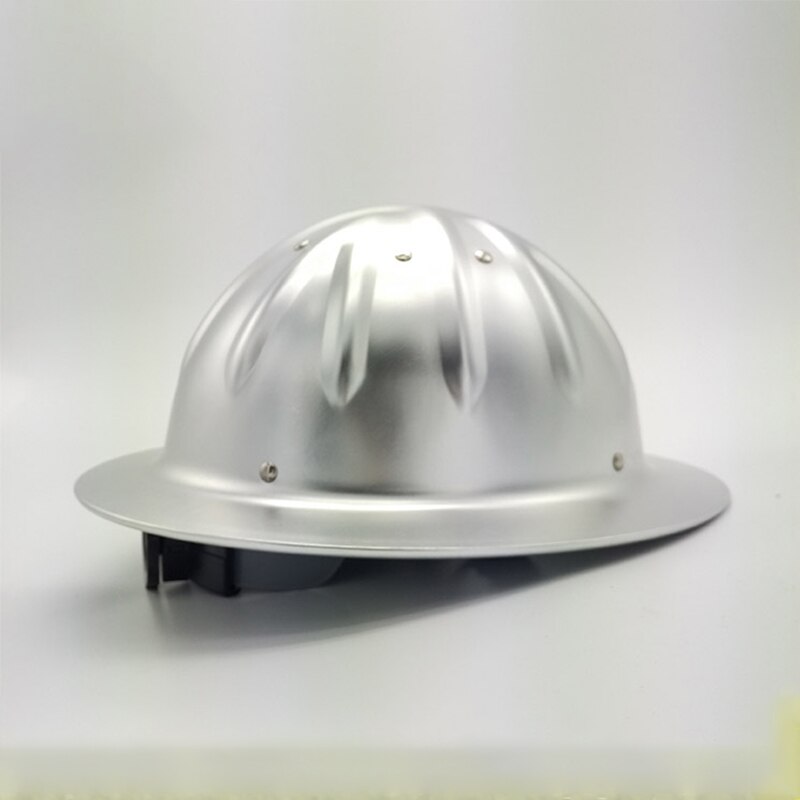 Aluminum alloy Safety Helmet Full Brim Hard Hat Lightweight High Strength For Construction Railway Metallurgy Mine Work cap