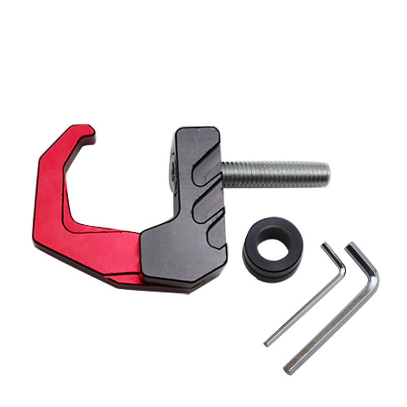 Motorcycle Hook Eagle Claw Hanger Durable Screw Aluminum Motorbike Helmet Bags Gadget Glove Scooter Carry Holder Folding Hook: Clear