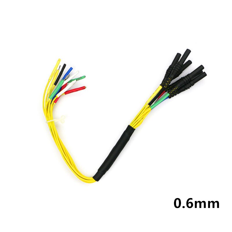 Hantek – câbles de dérivation universels HT306, 6 canaux, multifonctionnels, pour Diagnostic de voiture, 2.8mm, 0.6mm, 1.5mm, 2.3mm