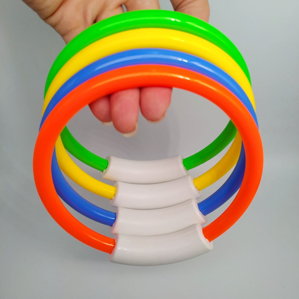 Synx Tools - Duik Ringen Voor Kinderen - Onderwater Speelgoed Zwembad Duiken 4 Ringen