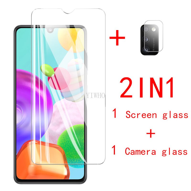 Gehard Glas Op Galaxy A41 Camera Screen Protector Film Voor Samsung Een 41 41a A415f Veiligheid Glas Op Sumsung Sansung galaxi: 2in1 HD