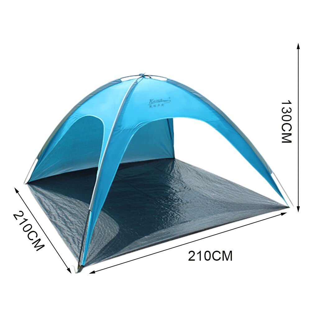 Tienda de campaña para la playa, refugio de protección solar de 3 a 3 personas, toldo de sombra fácil de llevar con bolsa para la playa, pesca, Picnic,