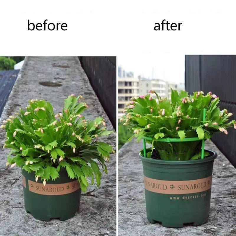 2/4 pacotes de estaca de suporte de plantas empilhável suporte de flores de jardim, estacas de plantas para plantas internas e externas plantas de escalada de flores