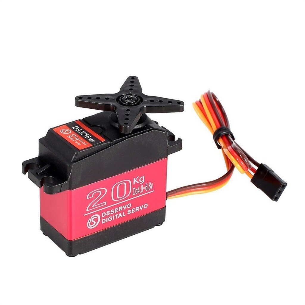 Vliegende Rc Helicopter Ds3218 180 Graden Digitale Rc Servo 20Kg Torque Waterdichte Metalen Rc Servo Motor Afstandsbediening Kinderen speelgoed