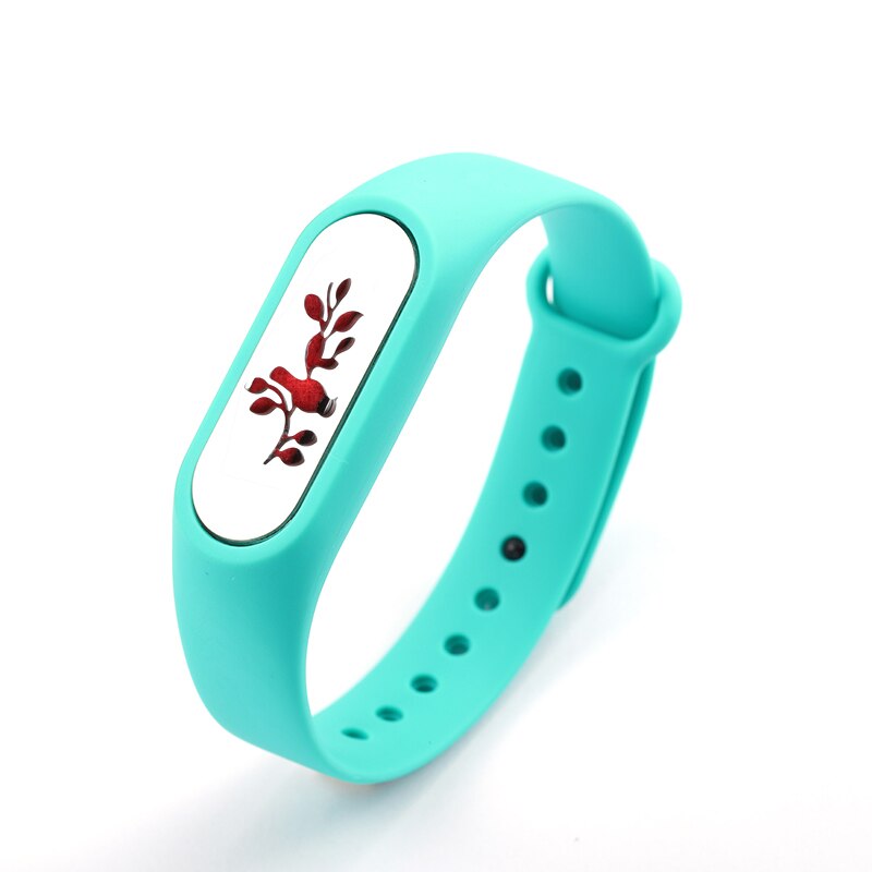 Ubelieve Bambini In Acciaio Inox Regolabile Olio Essenziale Del Braccialetto Dei Bambini del Silicone Degli Uomini Donne Diffusore Locket Braccialetti di Silicone: Sky 010