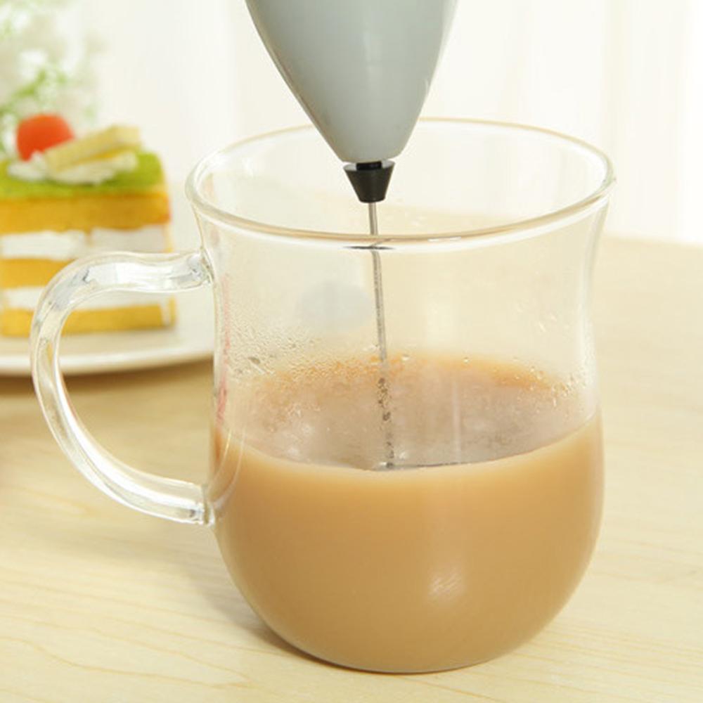 Elektrische Milch Schaum Rührwerk Milch Abschäumer Haltegriff Automatische Schaum Kaffee Hersteller Schneebesen Milchaufschäumer Tragbare Küche Werkzeuge