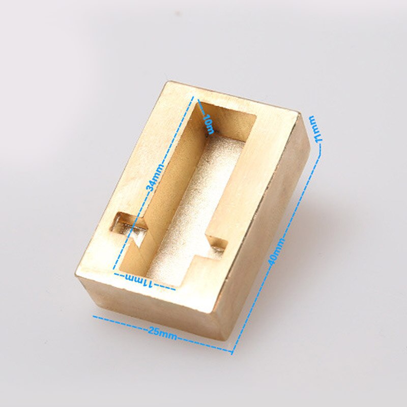 1 Pcs Ferramentas de Escultura de Cobre Puro Artesanato de Couro Borda De Couro Óleo Corante Sew DIY Conjuntos De Ferramentas Leathercraft Costura À Mão Para tomada de Couro