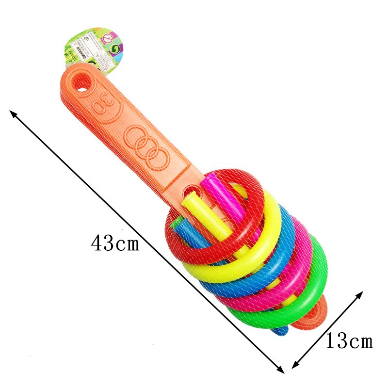 1 ensemble de jouets de Sport de plein air amusants pour enfants, anneau de cerceau en plastique, jeu de jardin, jouet de piscine, jeux Parent-enfant amusants d&#39;intérieur