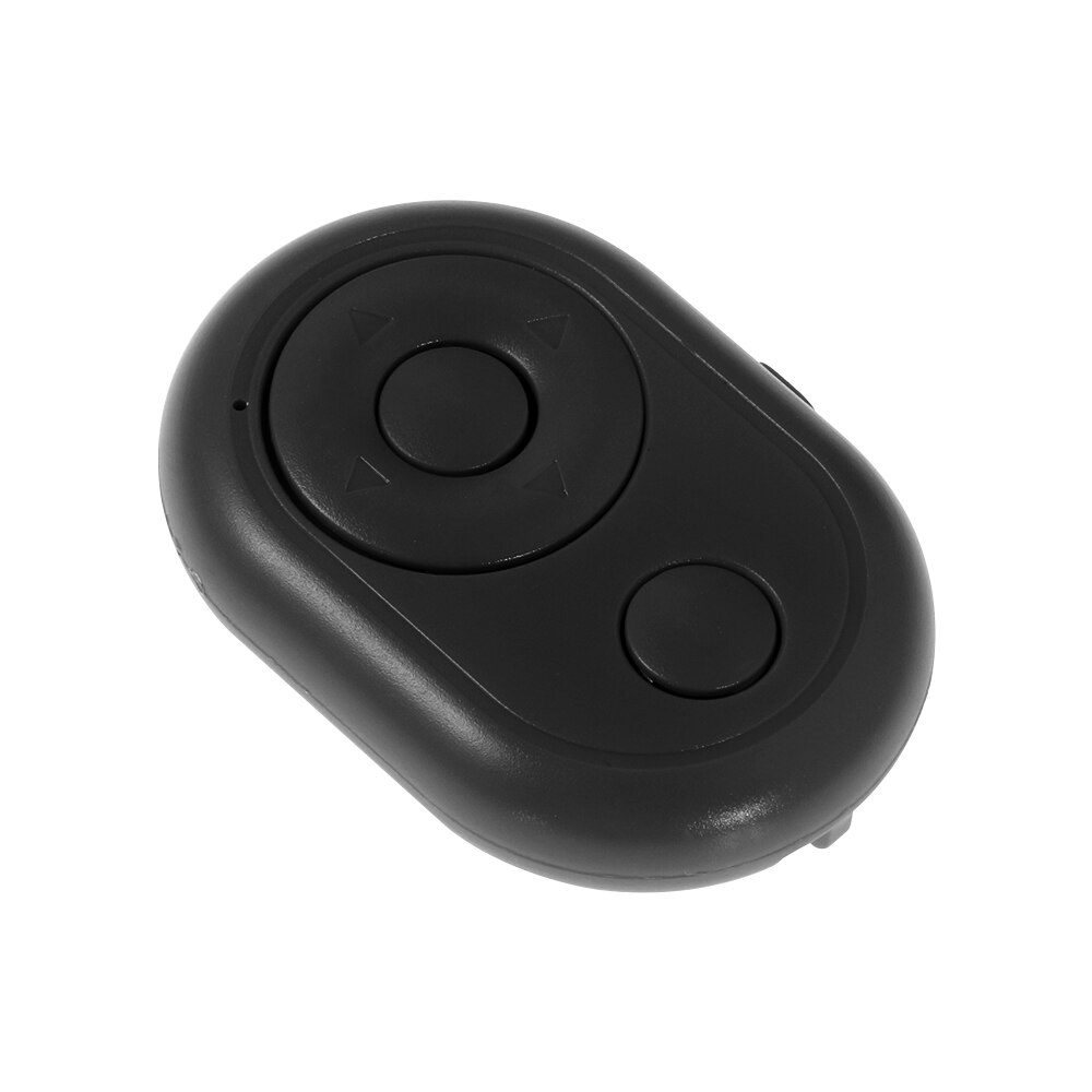 Camera Release Mini Button Wireless Remote Controller Bluetooth Shutter Control Selfie Stick For iPhone Android Samsung: black