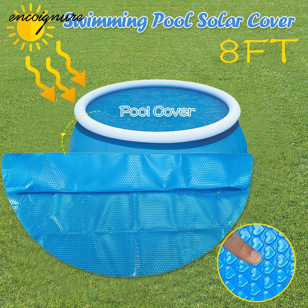 Round Pool Cover Protector 8/10/12/15ft Foot Above Ground Blue Protection Swimming Pool Piscina Reusable For Easy Storage