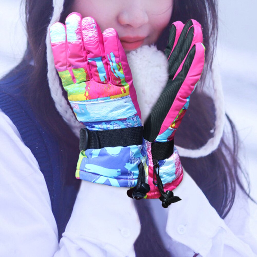 1 Pair of Outdoor Winter Cold Protection Sport Windproof Waterproof for Skiing Cycling (Size,