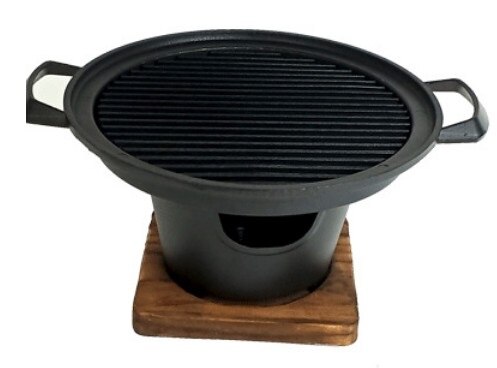 Portable bbq grill Household double man table top barbecue grills BBQ Korean cuisine non-stick barbecue dish Hotel teppanyaki 21