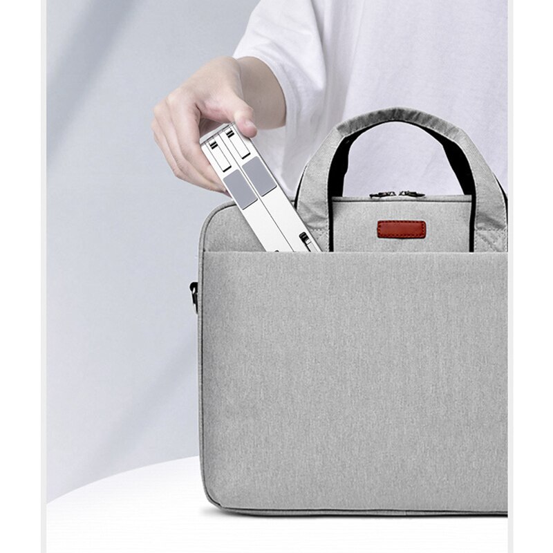 Bærbart stativ til bærbar computer foldbart tilbehør til bærbar computer til macbook pro air base støtte notebook holder tablet stativ justerbar stigerør