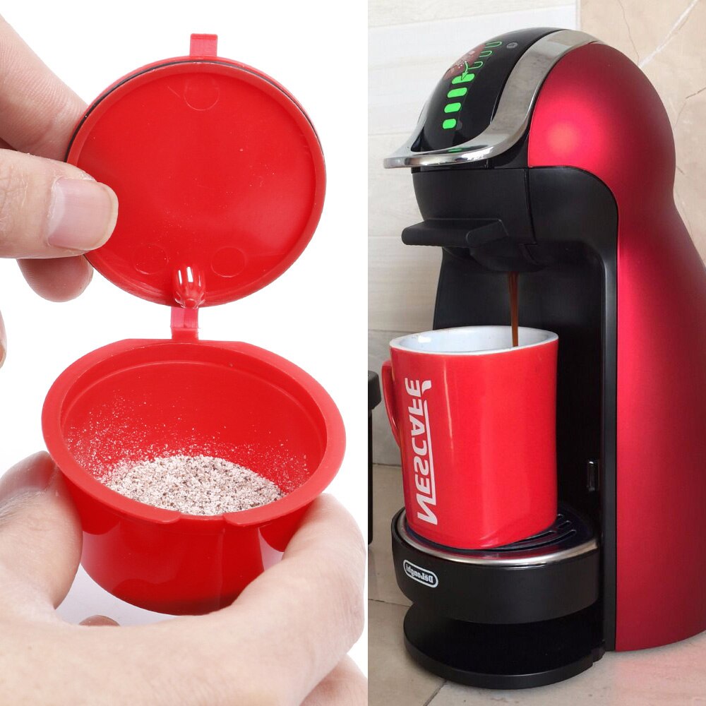 8 Colors Refillable Coffee Capsule For Nescafe Dolce Gusto Reusable Capsules Coffee Pods K-cups Useful 50 times